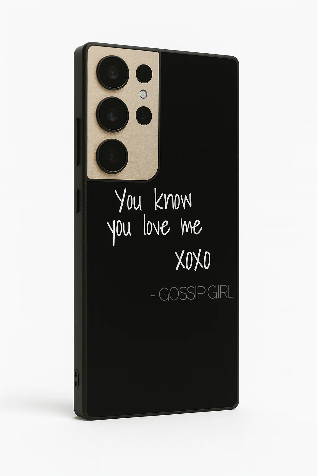 GOSSIP GIRL Scandal Script Premium Glass Back Cover For Galaxy S, A, M & F Series - Image 3