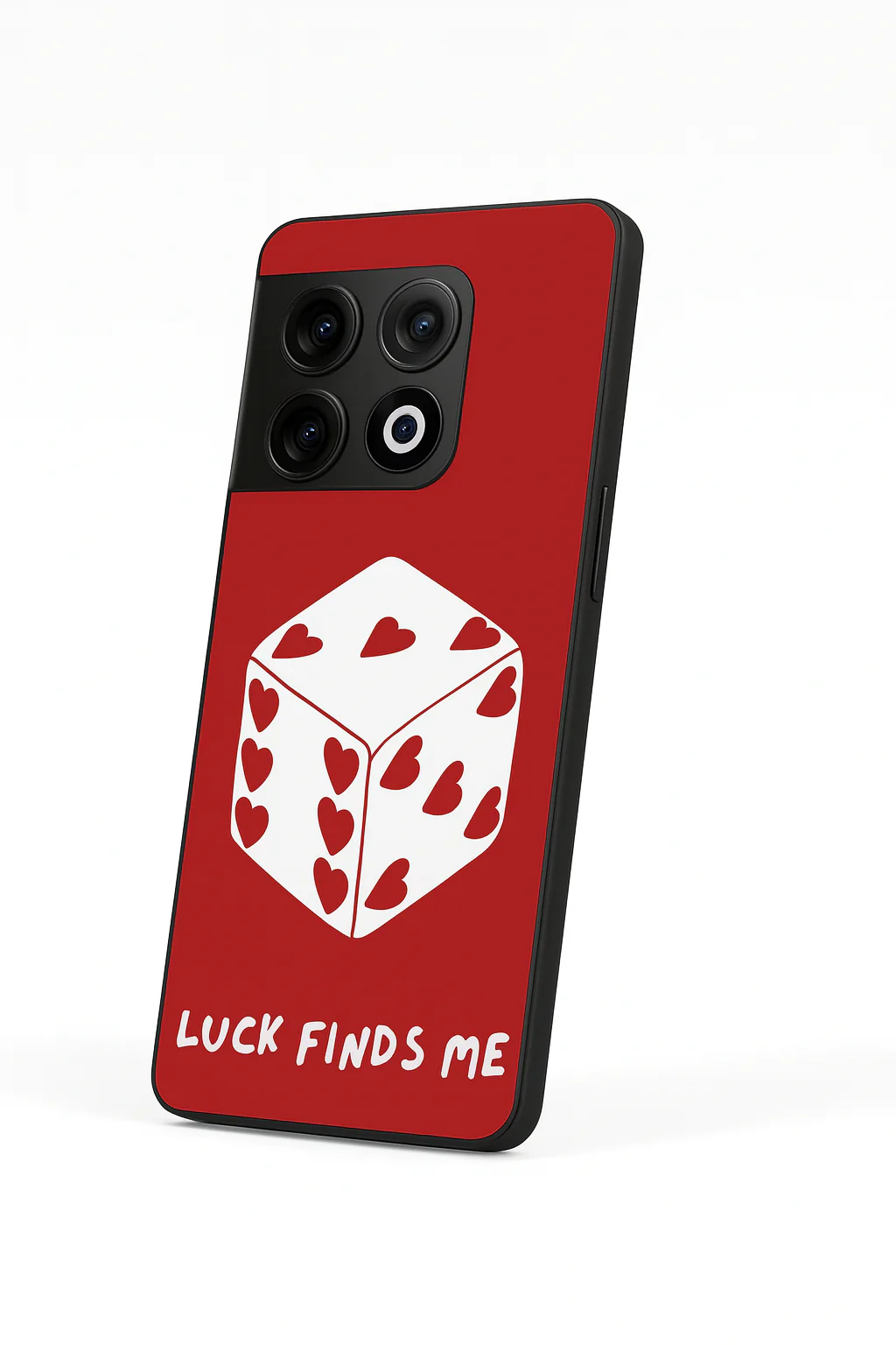 Hearts & Dice Glass Back Cover For One Plus 13, 12, 11, 10, Nord Series - Image 3