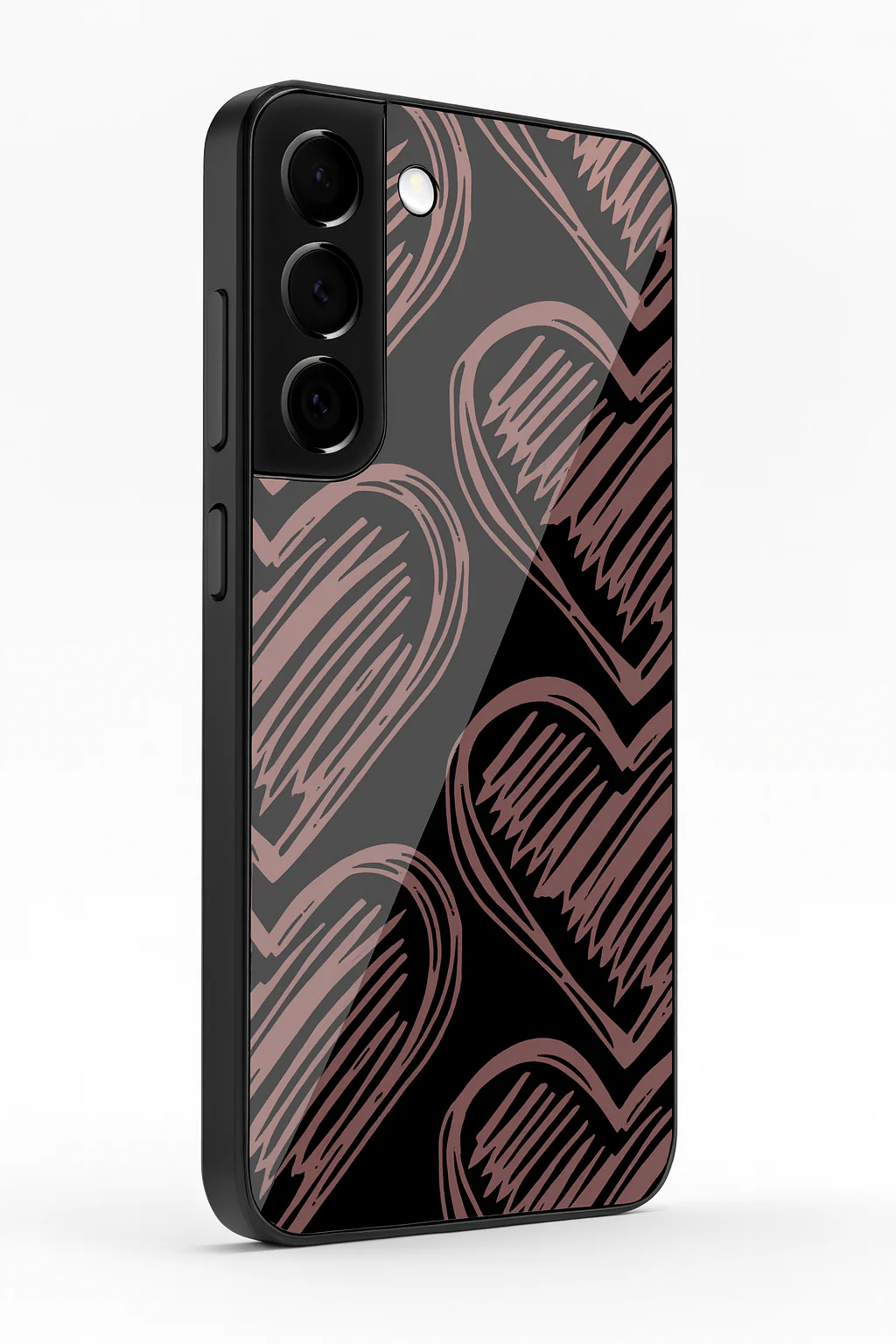 Heartlines Premium Glass Back Cover For Galaxy S, A, M & F Series - Image 6
