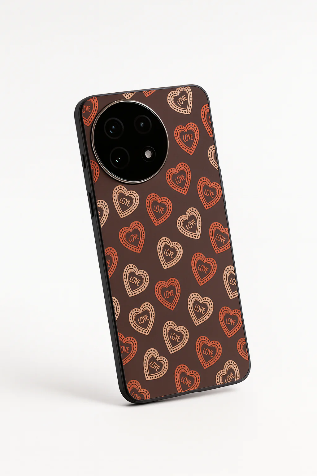 Hearts Graffiti Era Glass Back Cover For One Plus 13, 12, 11, 10, Nord Series - Image 2