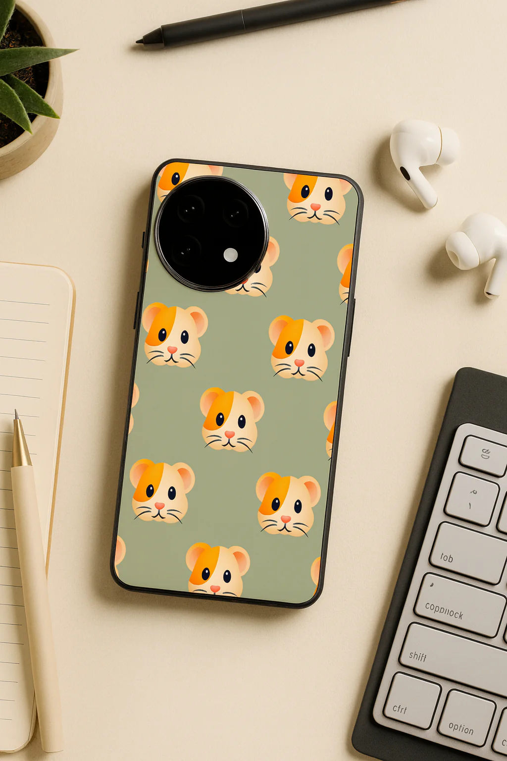Hello Rabbys Glass Back Cover For One Plus 13, 12, 11, 10, Nord Series - Image 4