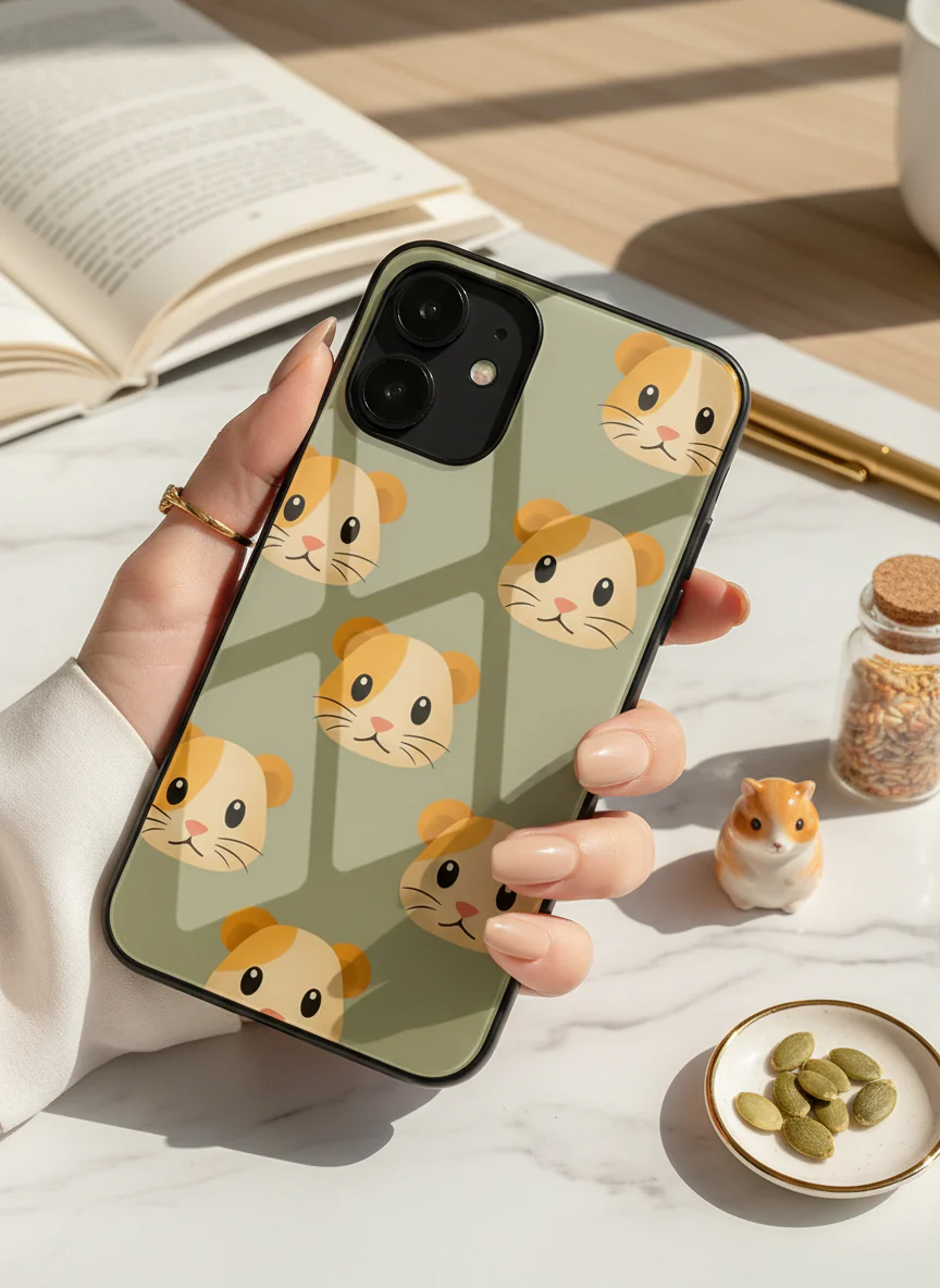 Hello Rabbys Premium Glass Back Cover For iPhone 11-17 Models - Image 4