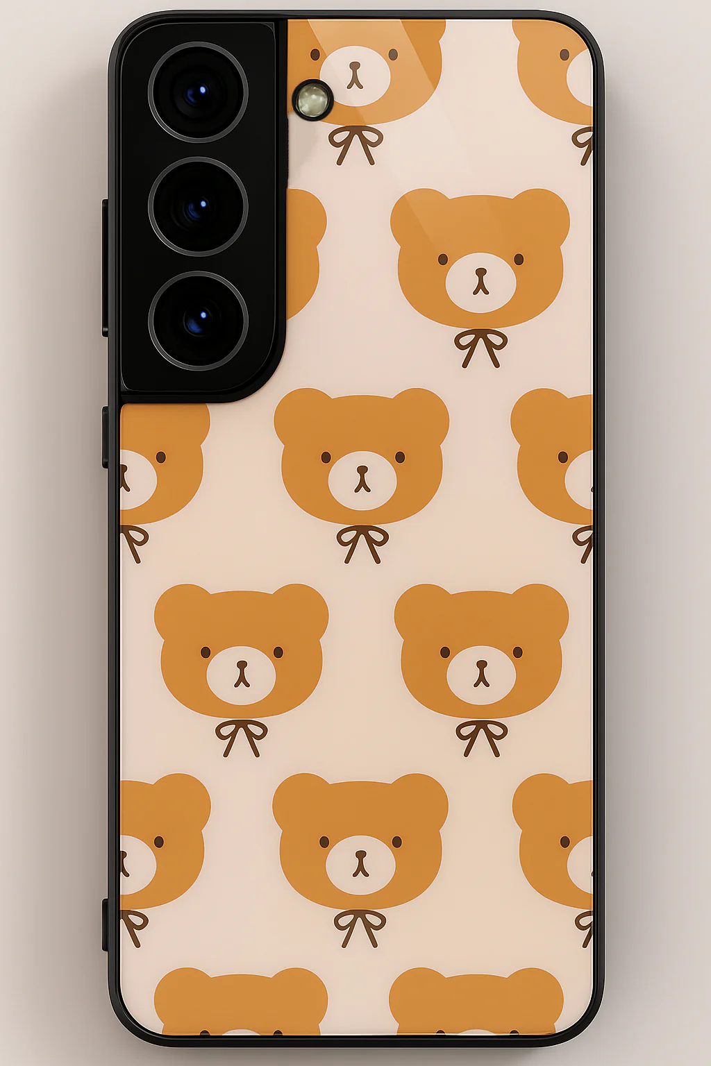 Hello Teddy Premium Glass Back Cover For Galaxy S, A, M & F Series - Image 5