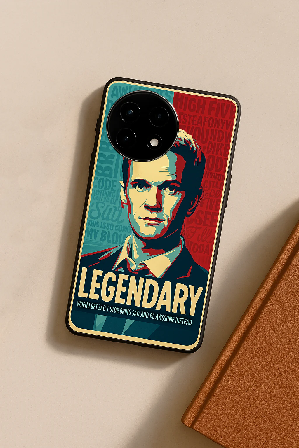 HIMYM The Legendary Premium Glass Back Cover For One Plus 13, 12, 11, 10, Nord Series - Image 5