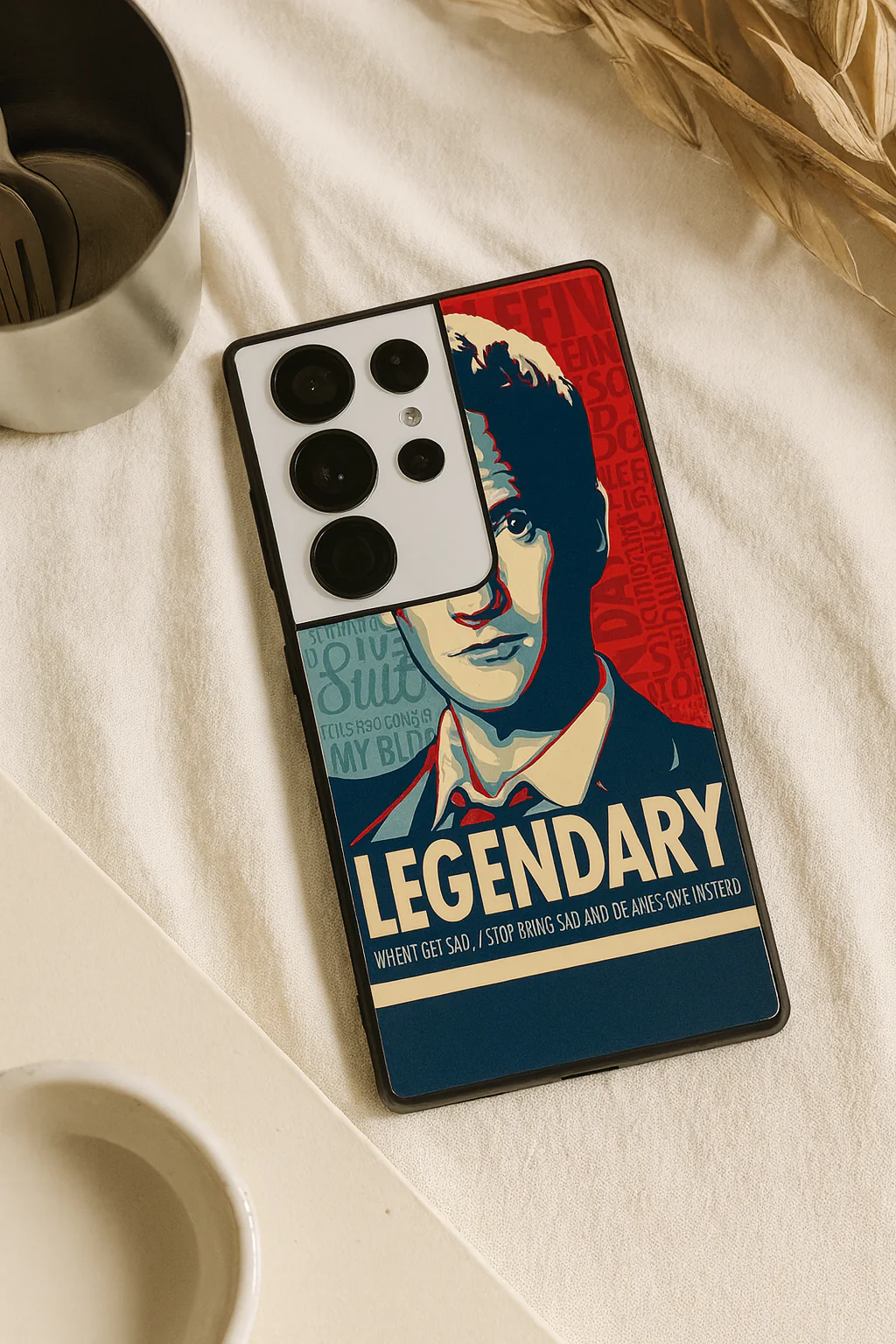 HIMYM The Legendary Premium Glass Back Cover For Galaxy S, A, M & F Series - Image 2