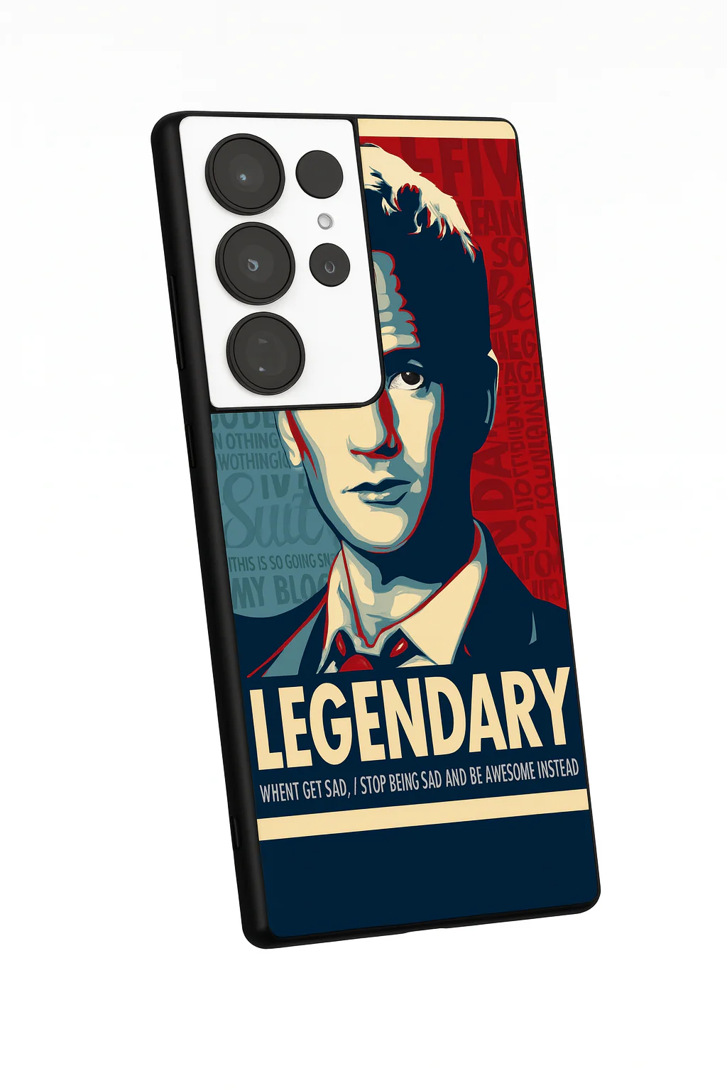 HIMYM The Legendary Premium Glass Back Cover For Galaxy S, A, M & F Series - Image 3