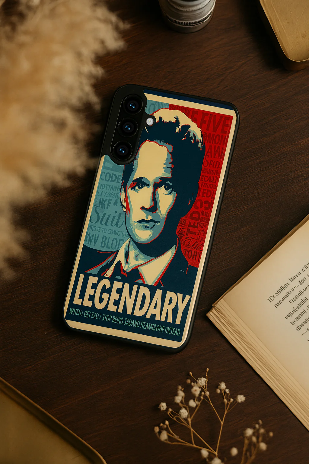 HIMYM The Legendary Premium Glass Back Cover For Galaxy S, A, M & F Series - Image 5