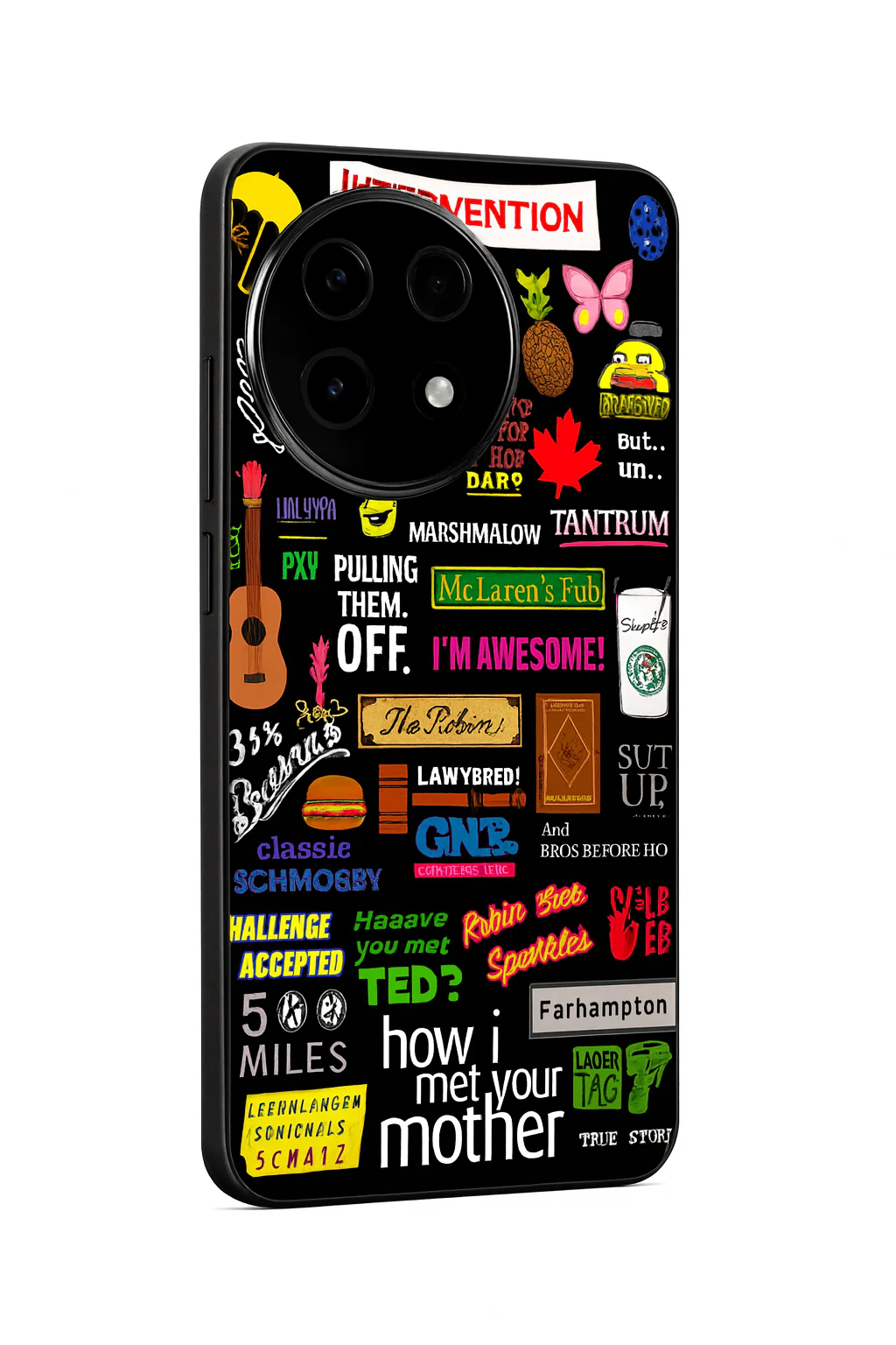 HIMYM The Playbook Edition Glass Back Cover For One Plus 13, 12, 11, 10, Nord Series - Image 2