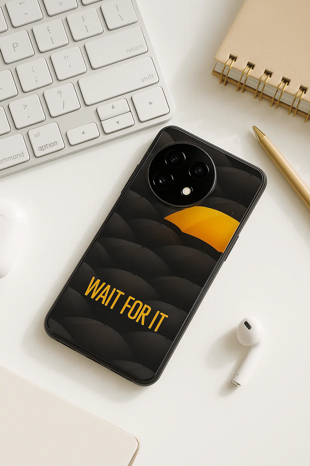 HIMYM Wait For It Premium Glass Back Cover For One Plus 13, 12, 11, 10, Nord Series - Image 4