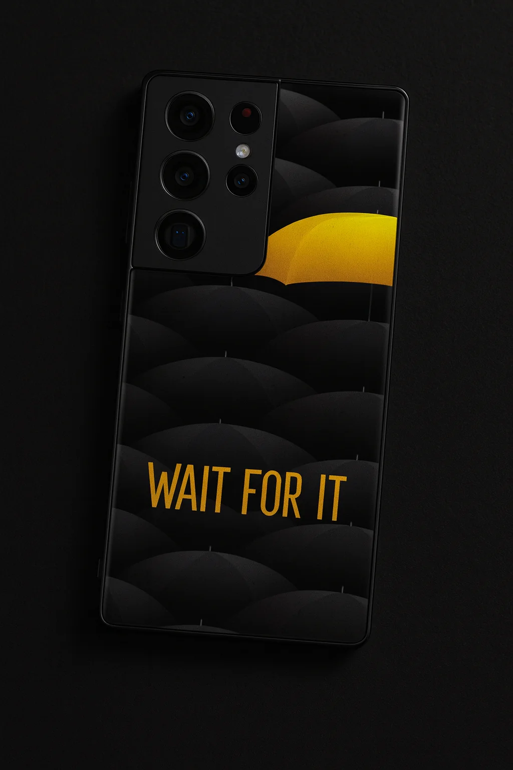 HIMYM Wait For It Premium Glass Back Cover For Galaxy S, A, M & F Series - Image 12