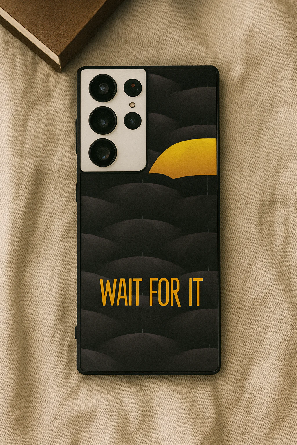 HIMYM Wait For It Premium Glass Back Cover For Galaxy S, A, M & F Series - Image 5