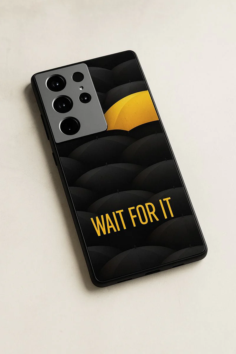 HIMYM Wait For It Premium Glass Back Cover For Galaxy S, A, M & F Series - Image 6