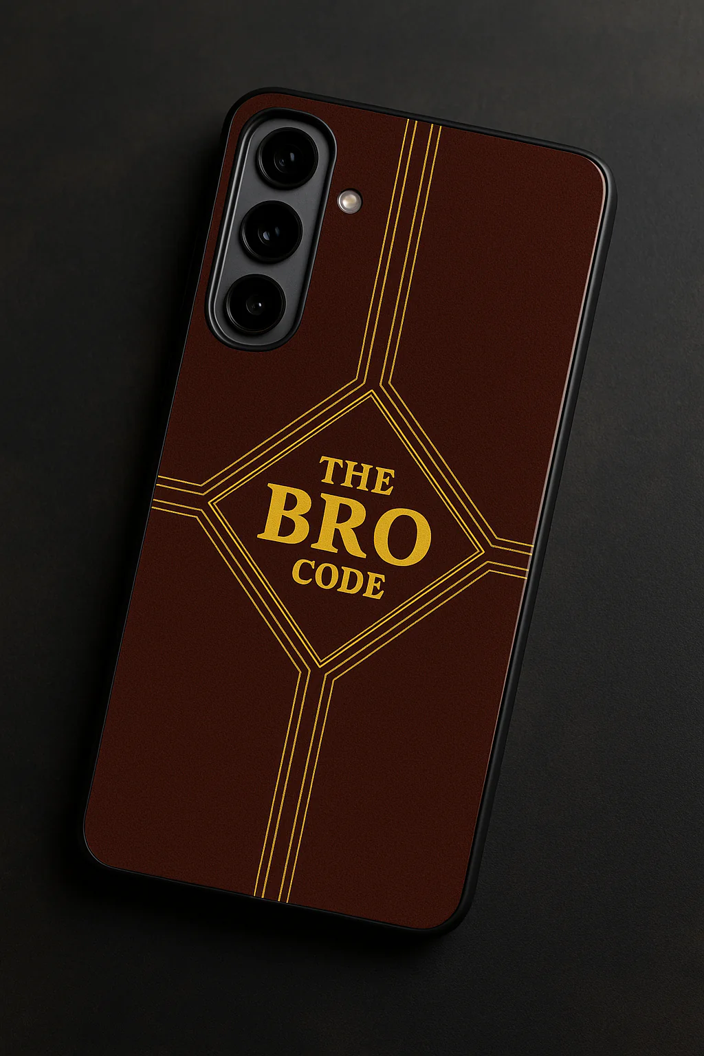HIMYM Wingman Premium Glass Back Cover For Galaxy S, A, M & F Series - Image 9