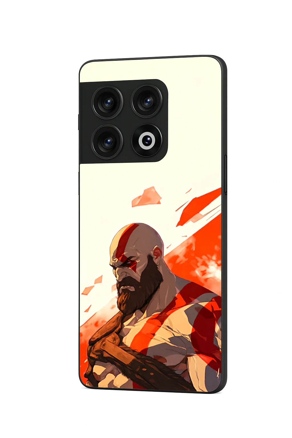I am Kratos Premium Glass Back Cover For One Plus 13, 12, 11, 10, Nord Series - Image 3