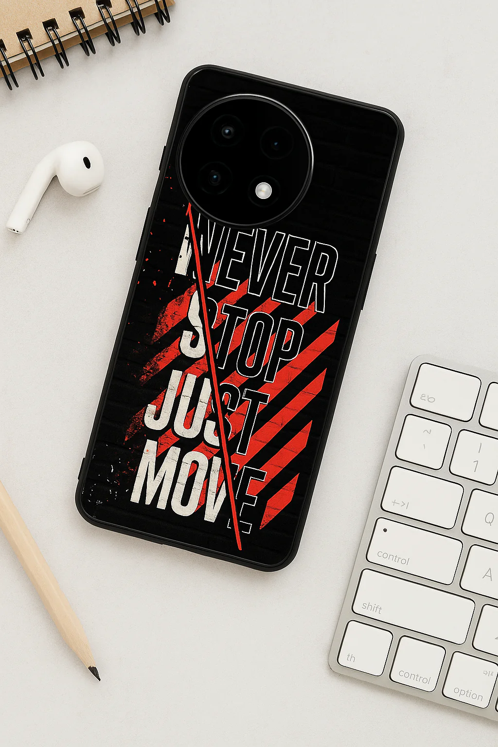 JUST MOVE Premium Glass Back Cover For One Plus 13, 12, 11, 10, Nord Series - Image 6