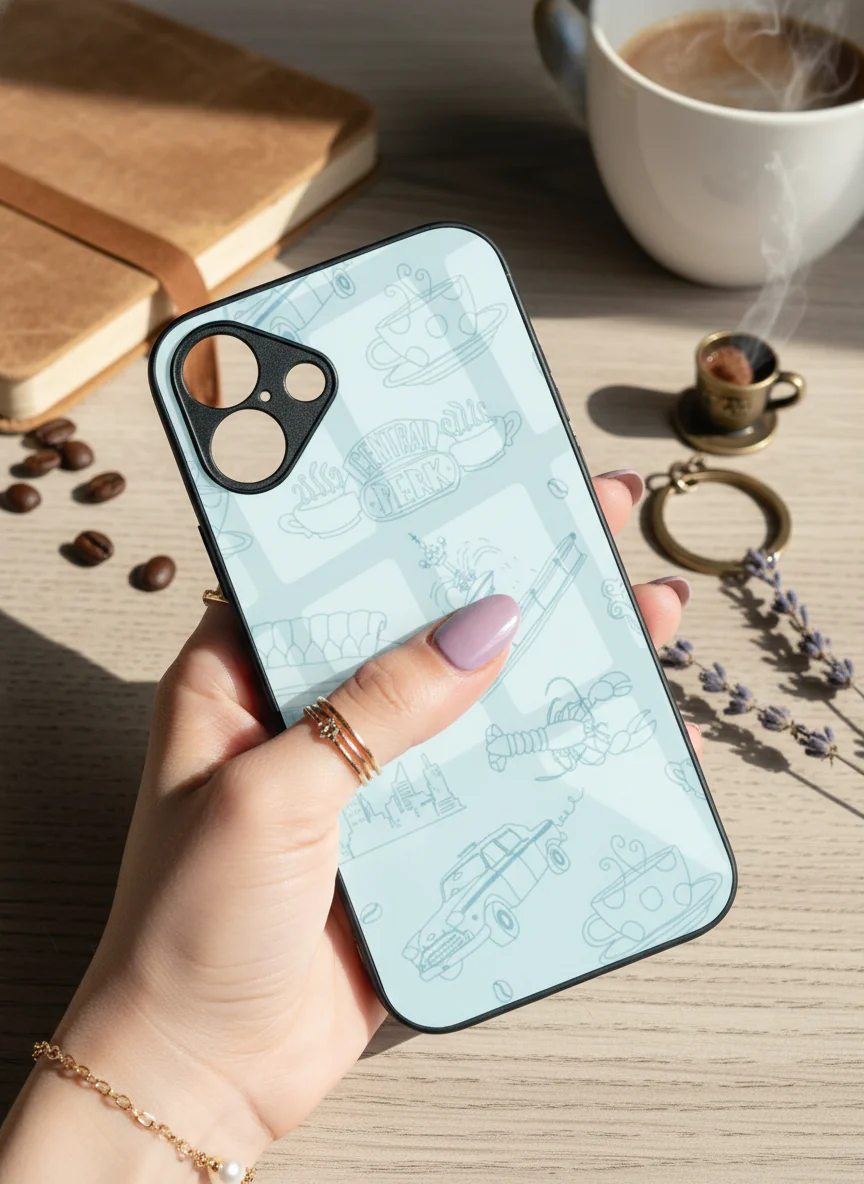 Lazy Latte Premium Glass Back Cover For iPhone 11-17 Models - Image 15