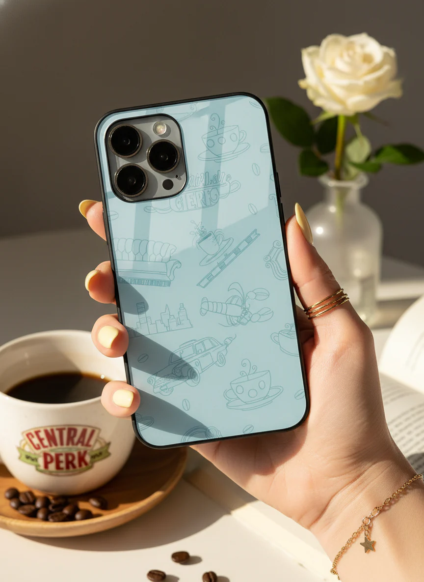 Lazy Latte Premium Glass Back Cover For iPhone 11-17 Models - Image 4