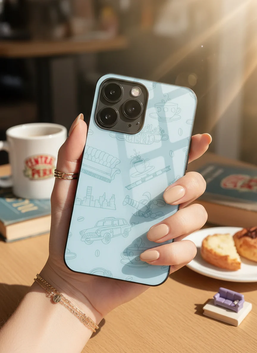 Lazy Latte Premium Glass Back Cover For iPhone 11-17 Models - Image 7