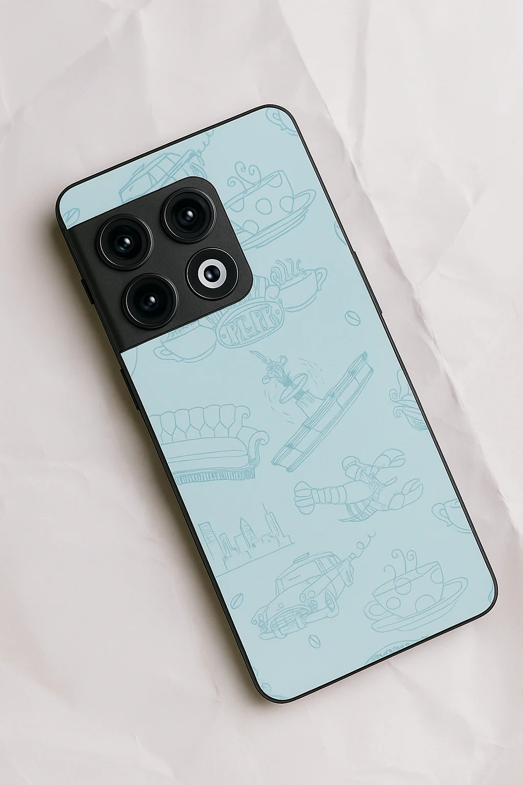 Lazy Latte Premium Glass Back Cover For One Plus 13, 12, 11, 10, Nord Series - Image 2