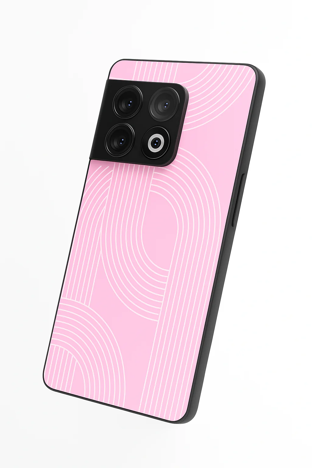 Linear Blush Glass Back Cover For One Plus 13, 12, 11, 10, Nord Series - Image 3