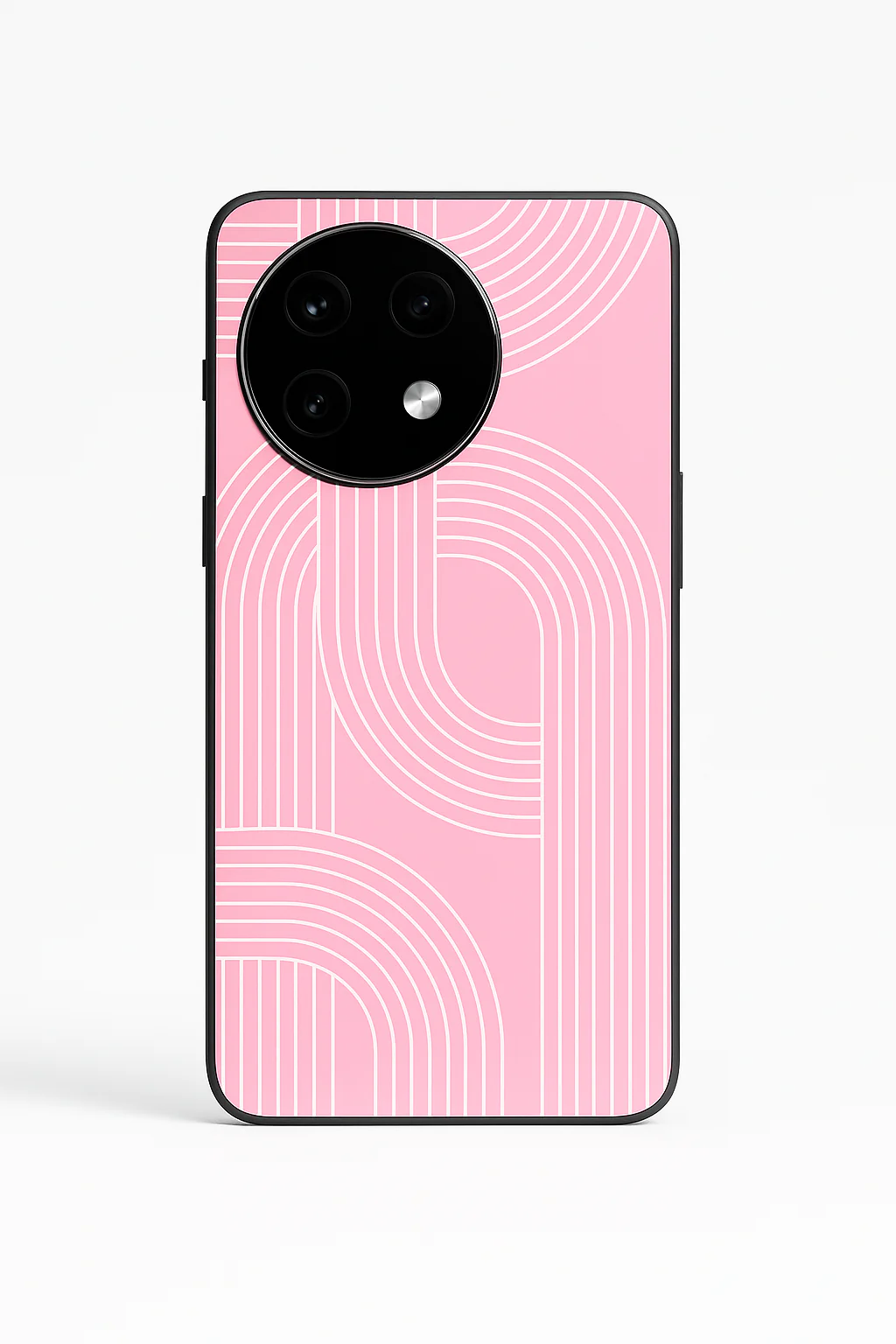 Linear Blush Glass Back Cover For One Plus 13, 12, 11, 10, Nord Series - Image 6