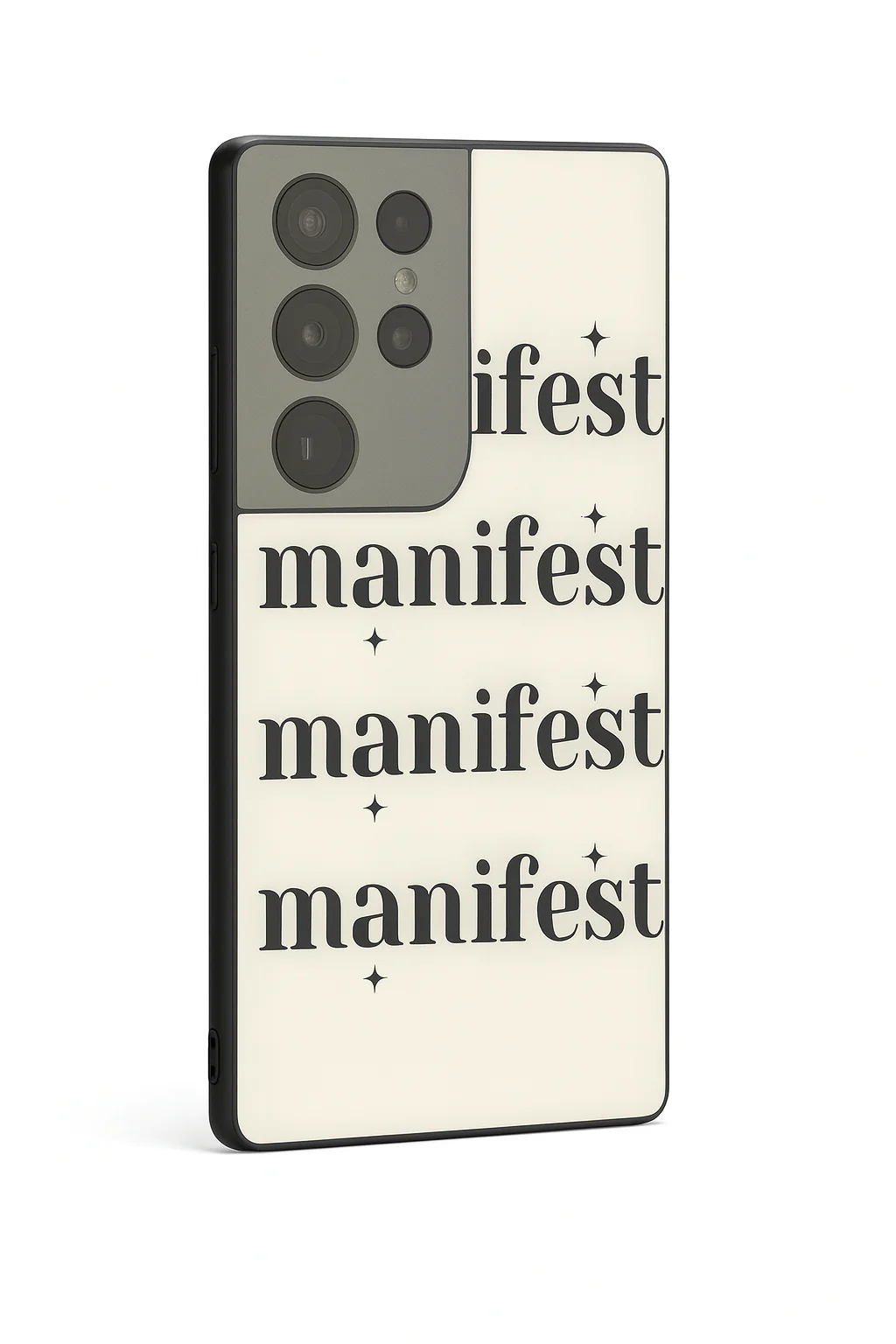 Manifest Magic Premium Glass Back Cover For Galaxy S, A, M & F Series - Image 3