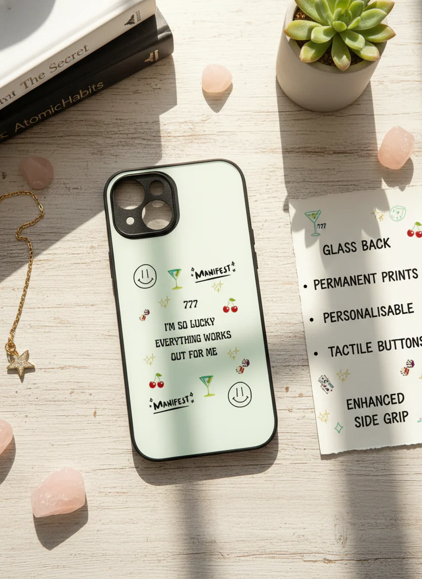 Manifest Mode Premium Glass Back Cover For iPhone 11-17 Models - Image 8