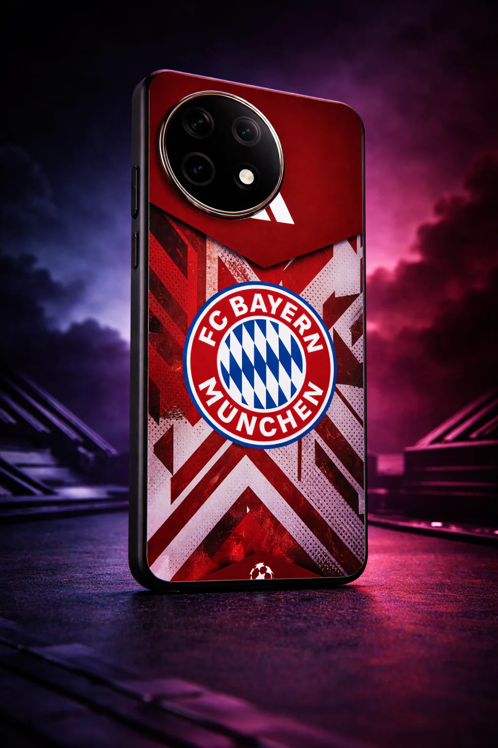 Matchday Bayern Premium Glass Back Cover For One Plus 13, 12, 11, 10, Nord Series - Image 6