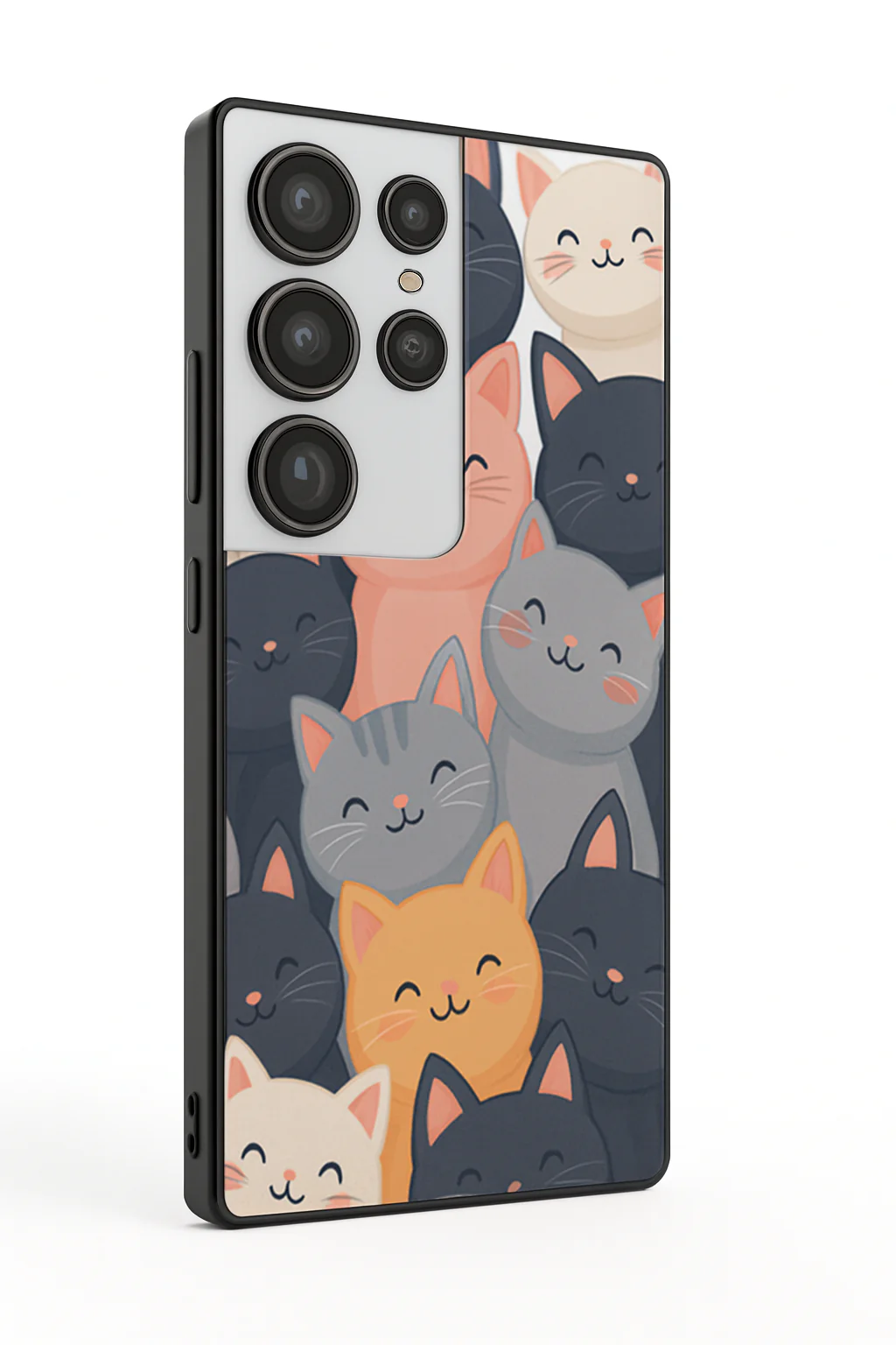 Meow Mix Premium Glass Back Cover For Galaxy S, A, M & F Series - Image 3