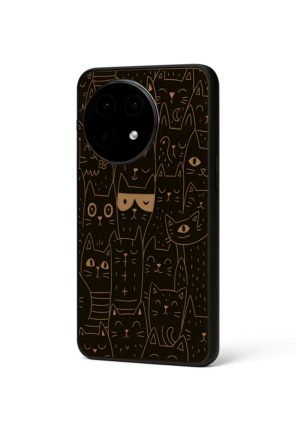 Meow You Too Glass Back Cover For One Plus 13, 12, 11, 10, Nord Series - Image 3