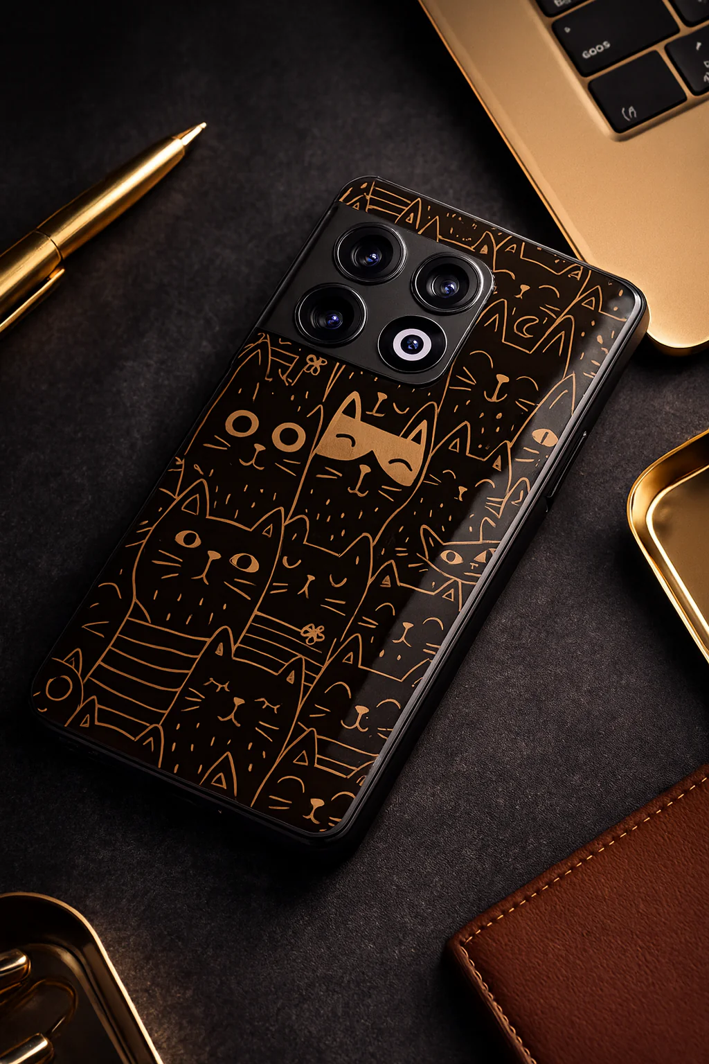 Meow You Too Glass Back Cover For One Plus 13, 12, 11, 10, Nord Series - Image 4