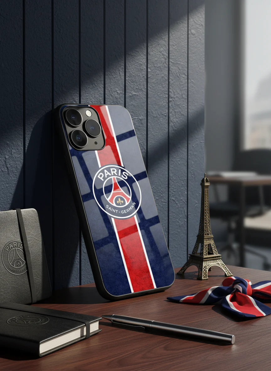 Midnight Paris Premium Glass Back Cover For iPhone 11-17 Models - Image 9
