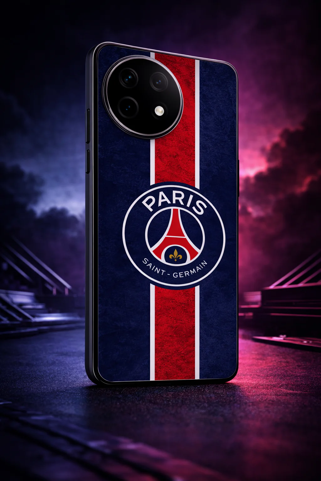 Midnight Paris Premium Glass Back Cover For One Plus 13, 12, 11, 10, Nord Series - Image 6