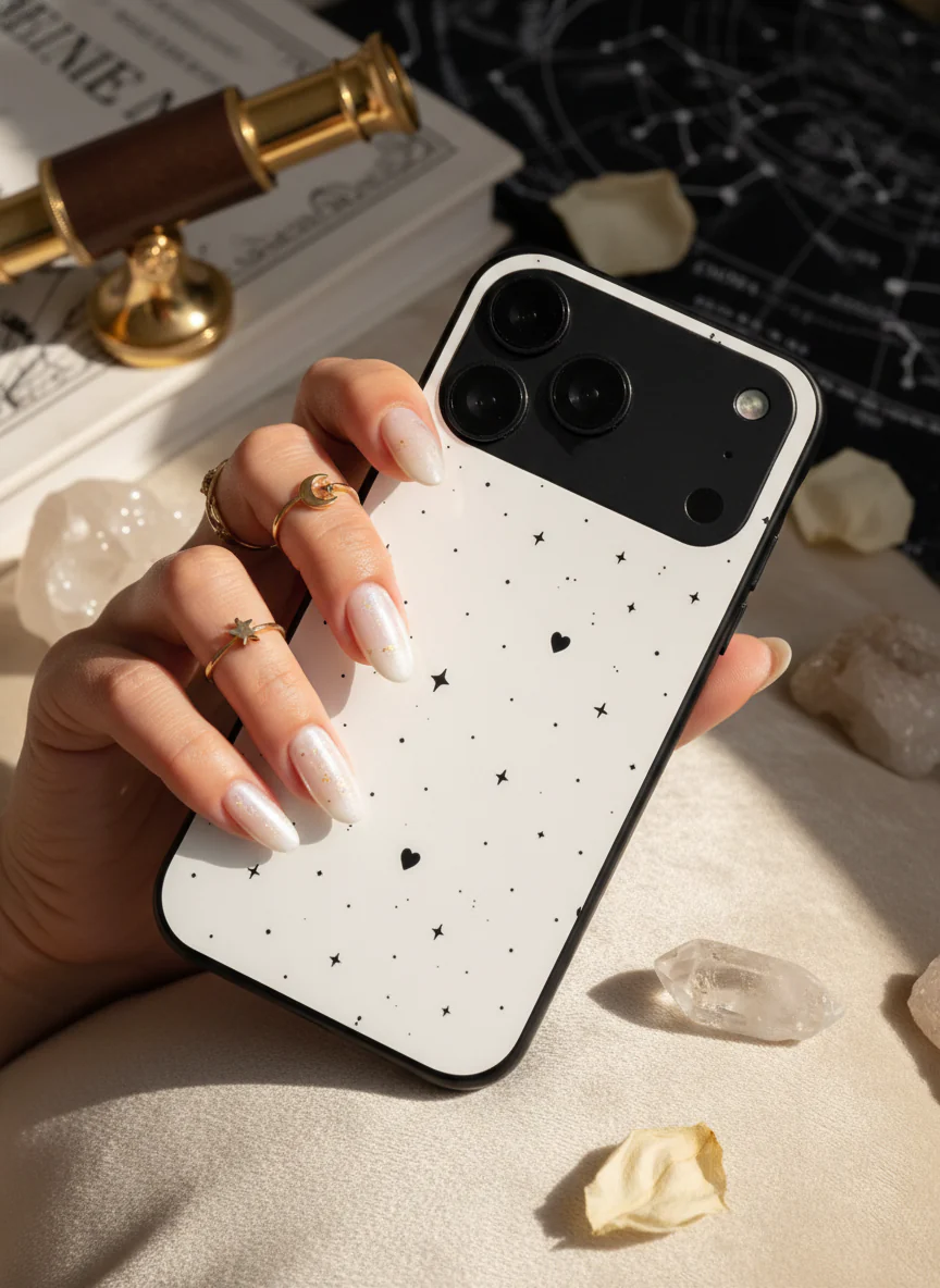Minimal LOVE Premium Glass Back Cover For iPhone 11-17 Models - Image 7