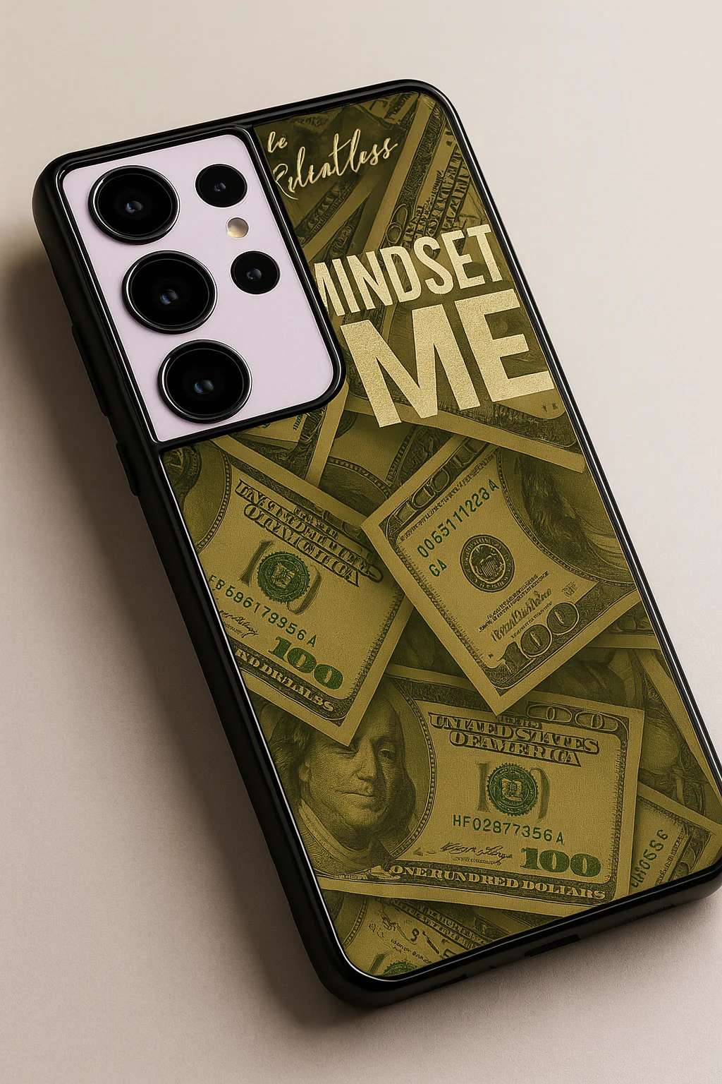 Money Mindset Premium Glass Back Cover For Galaxy S, A, M & F Series - Image 5