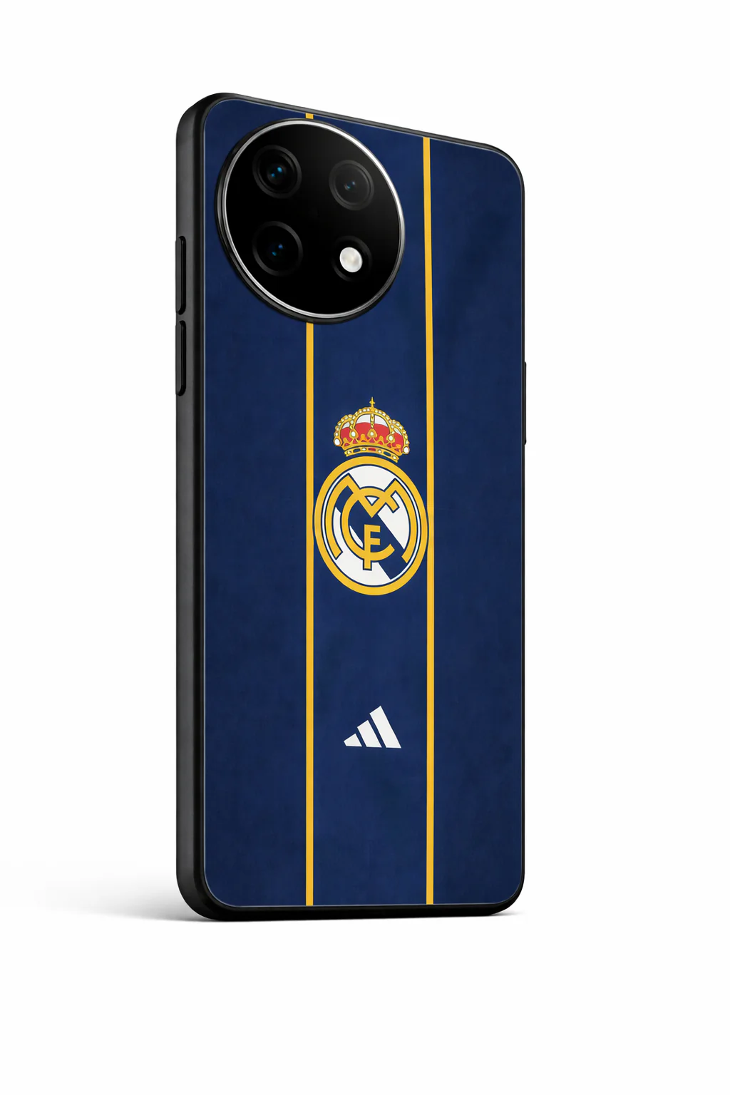 Navy Gold Reign Premium Glass Back Cover For One Plus 13, 12, 11, 10, Nord Series - Image 7