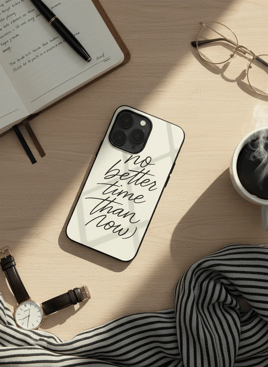 No Better Time Premium Glass Back Cover For iPhone 11-17 Models - Image 10