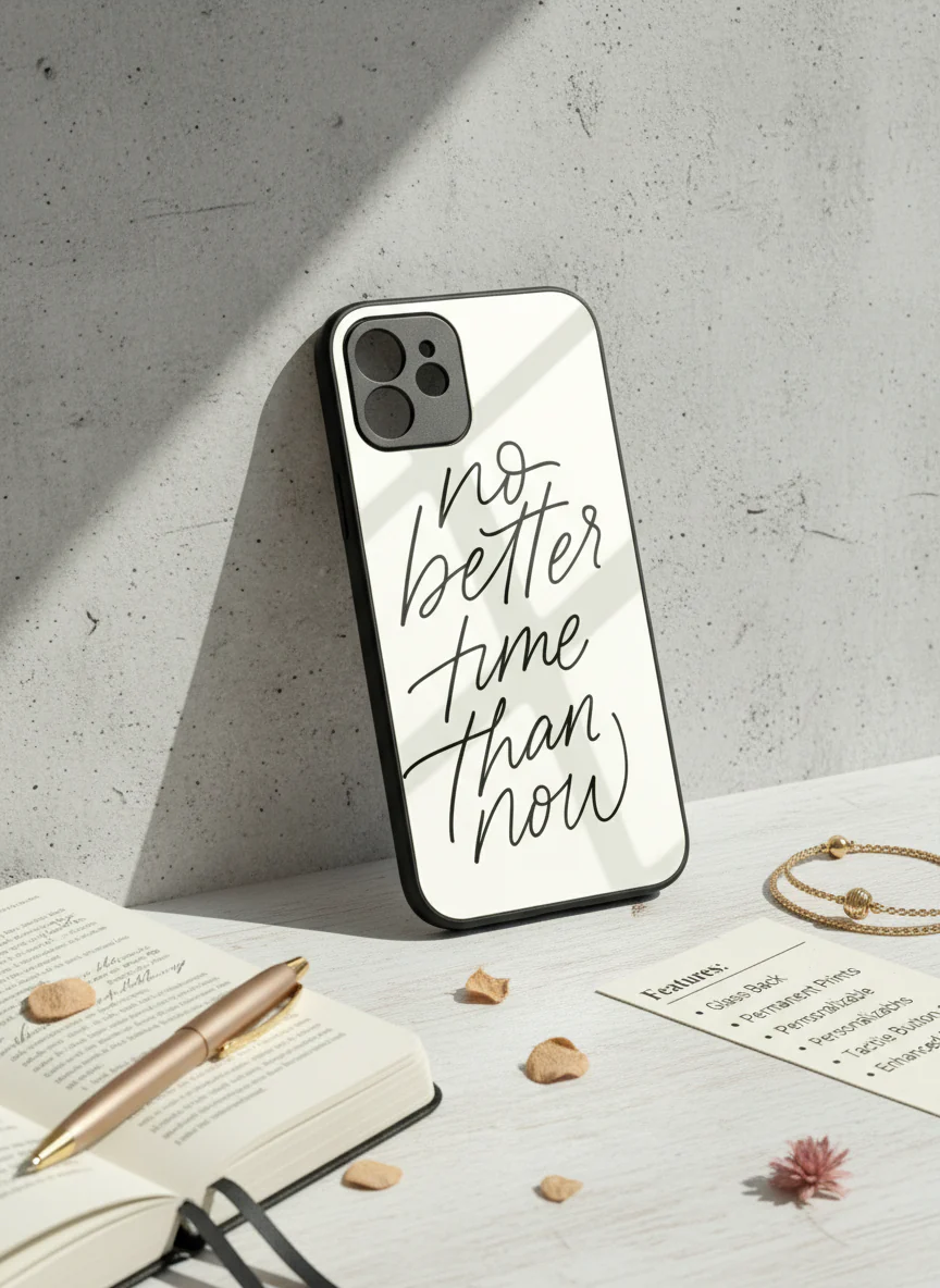 No Better Time Premium Glass Back Cover For iPhone 11-17 Models - Image 13