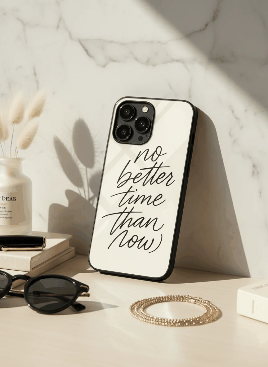No Better Time Premium Glass Back Cover For iPhone 11-17 Models - Image 14