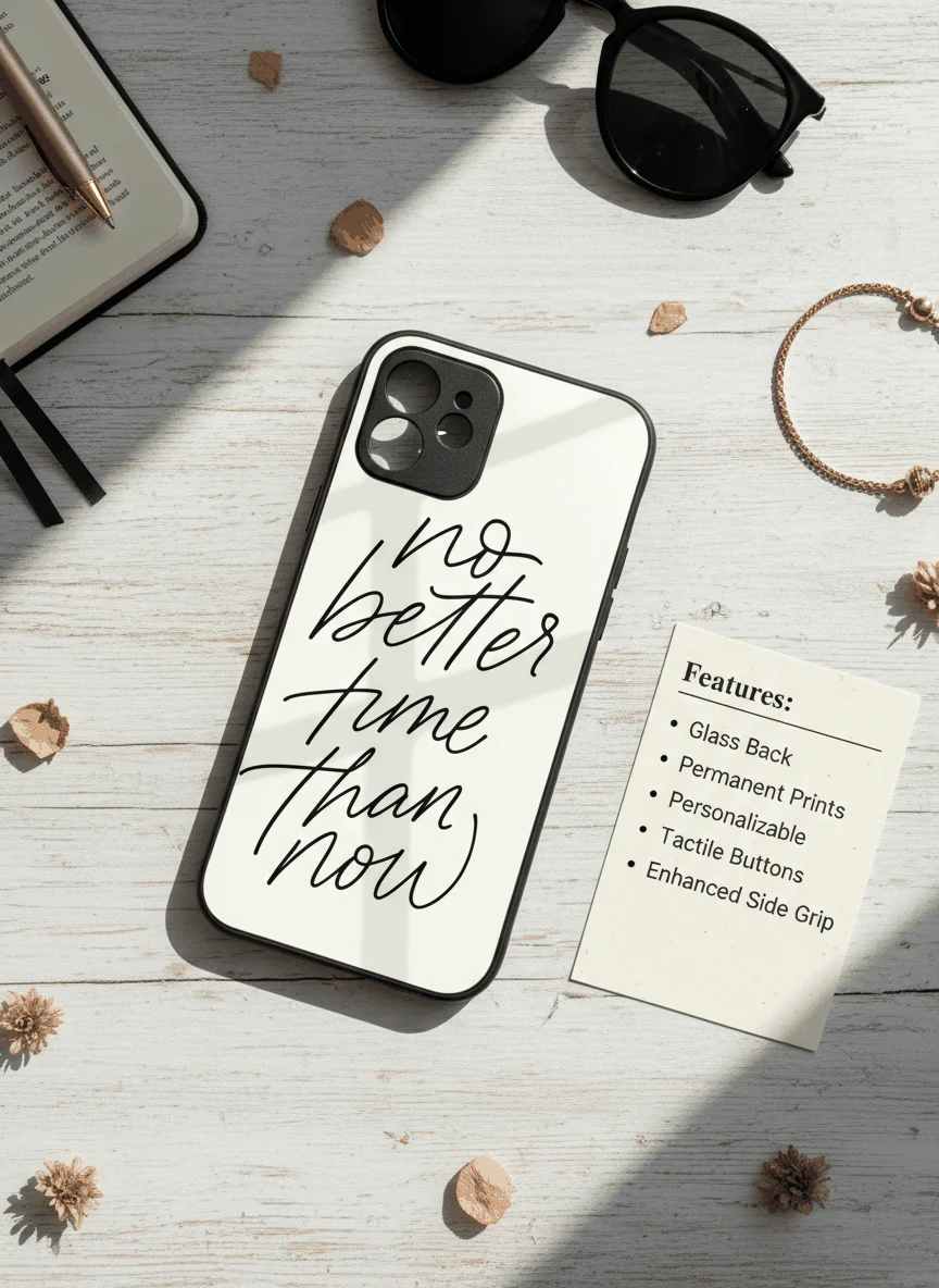 No Better Time Premium Glass Back Cover For iPhone 11-17 Models - Image 16