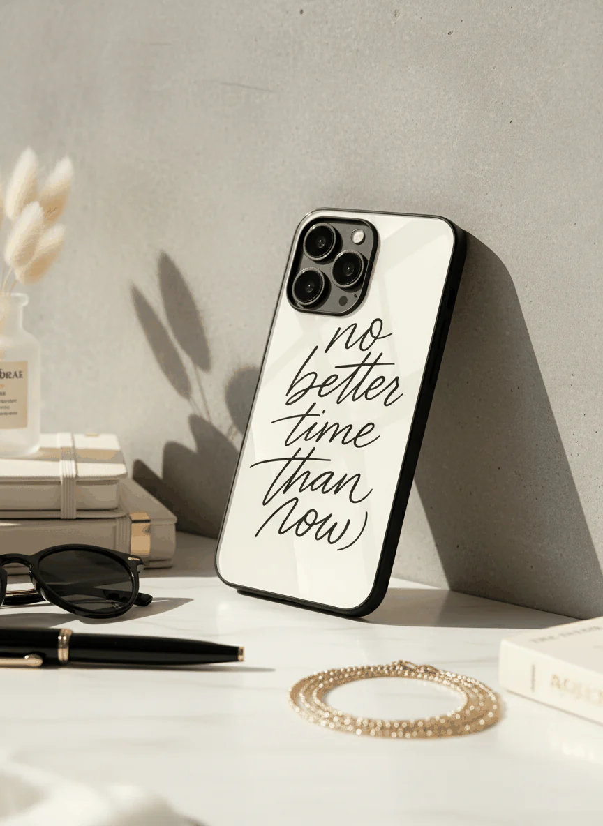 No Better Time Premium Glass Back Cover For iPhone 11-17 Models - Image 2