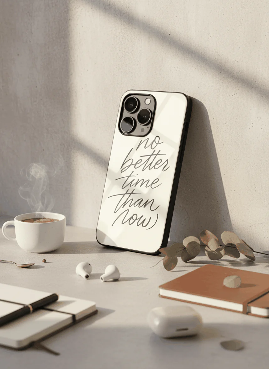 No Better Time Premium Glass Back Cover For iPhone 11-17 Models - Image 3