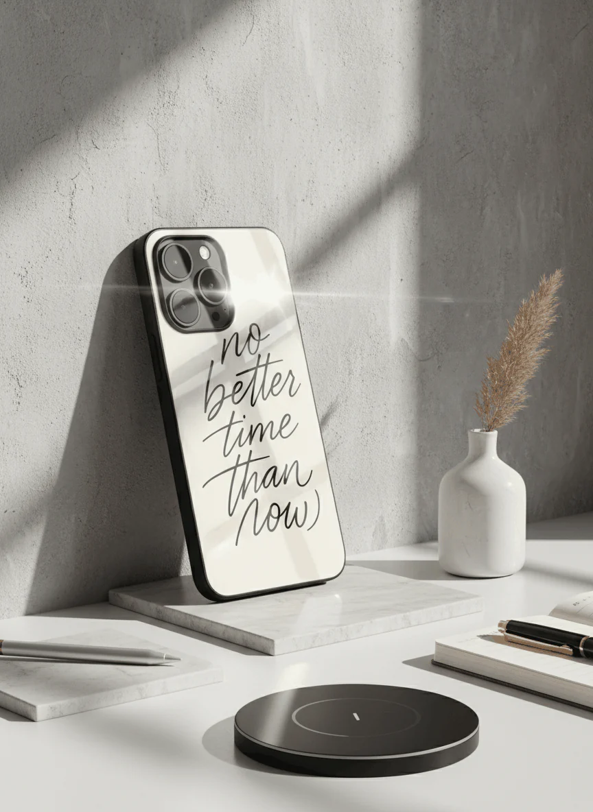 No Better Time Premium Glass Back Cover For iPhone 11-17 Models - Image 6
