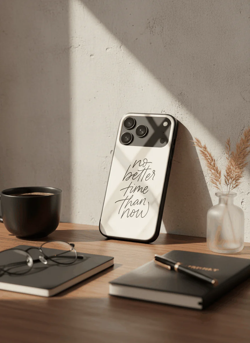No Better Time Premium Glass Back Cover For iPhone 11-17 Models - Image 8