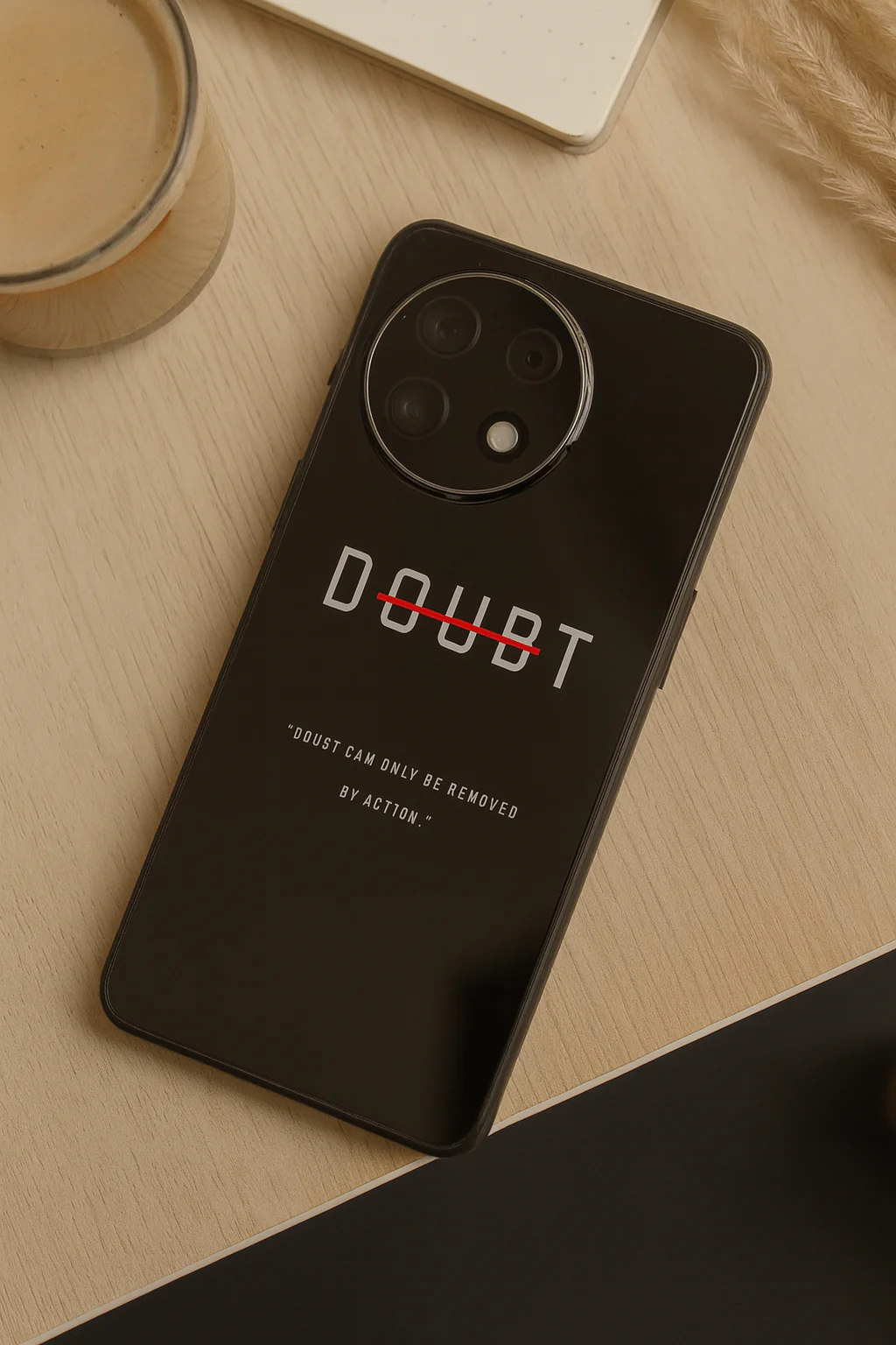 No Doubt Premium Glass Back Cover For One Plus 13, 12, 11, 10, Nord Series - Image 2
