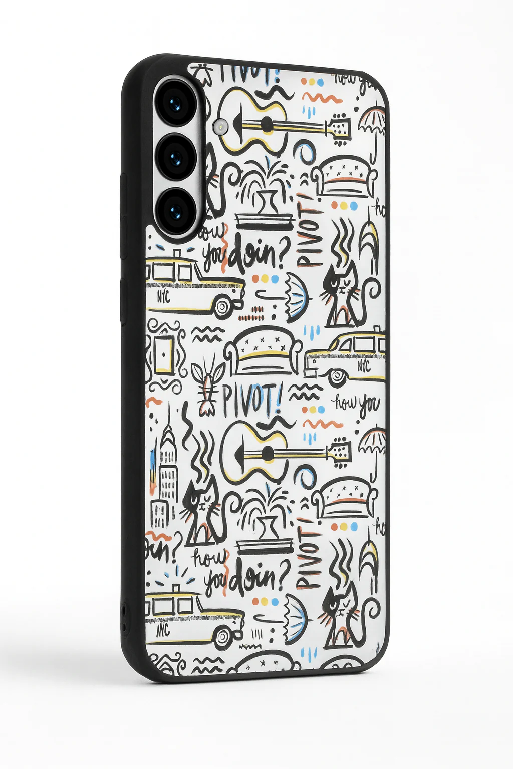NYC Vibes Premium Glass Back Cover For Galaxy S, A, M & F Series - Image 6