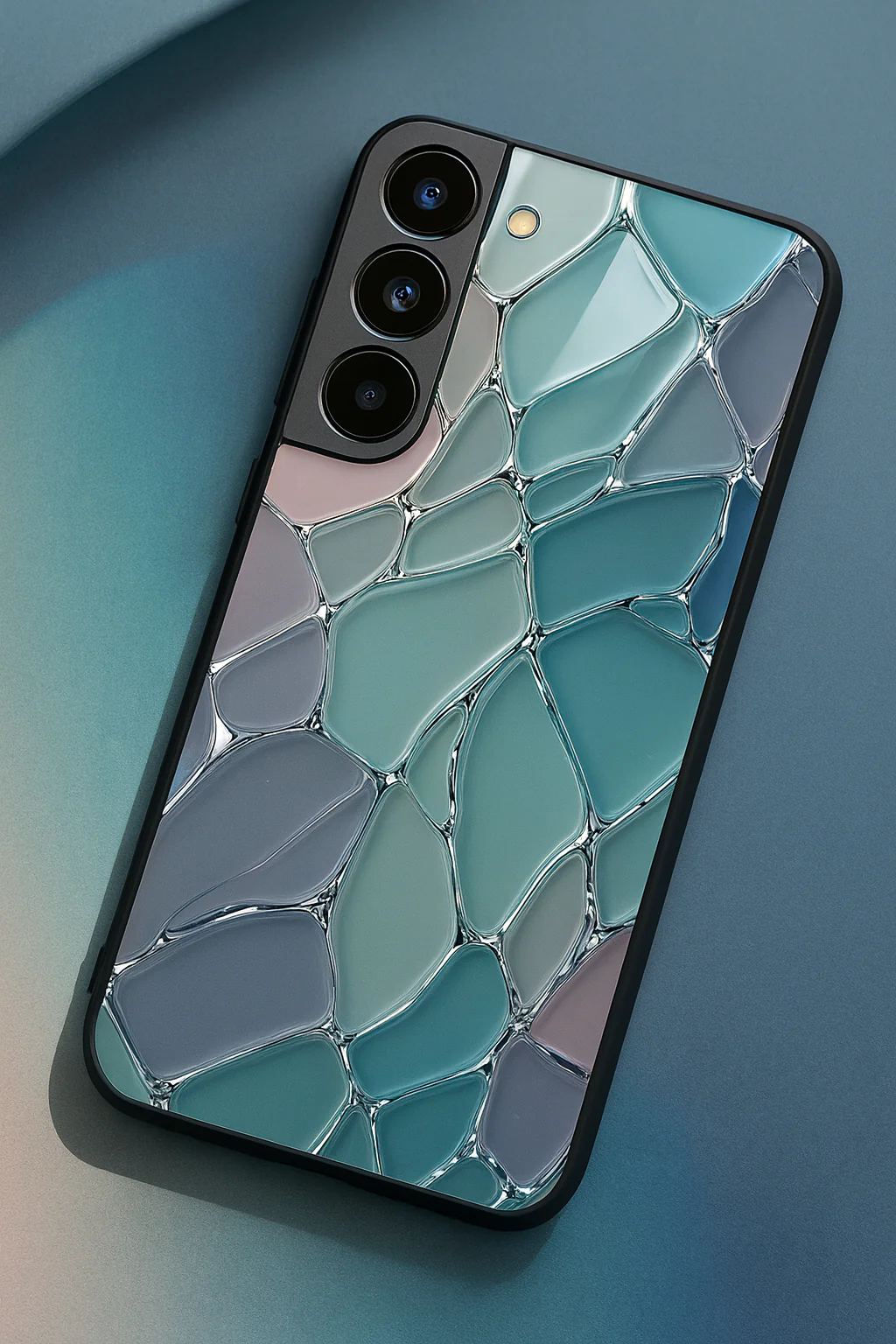 Ocean Glaze Premium Glass Back Cover For Galaxy S, A, M & F Series - Image 4
