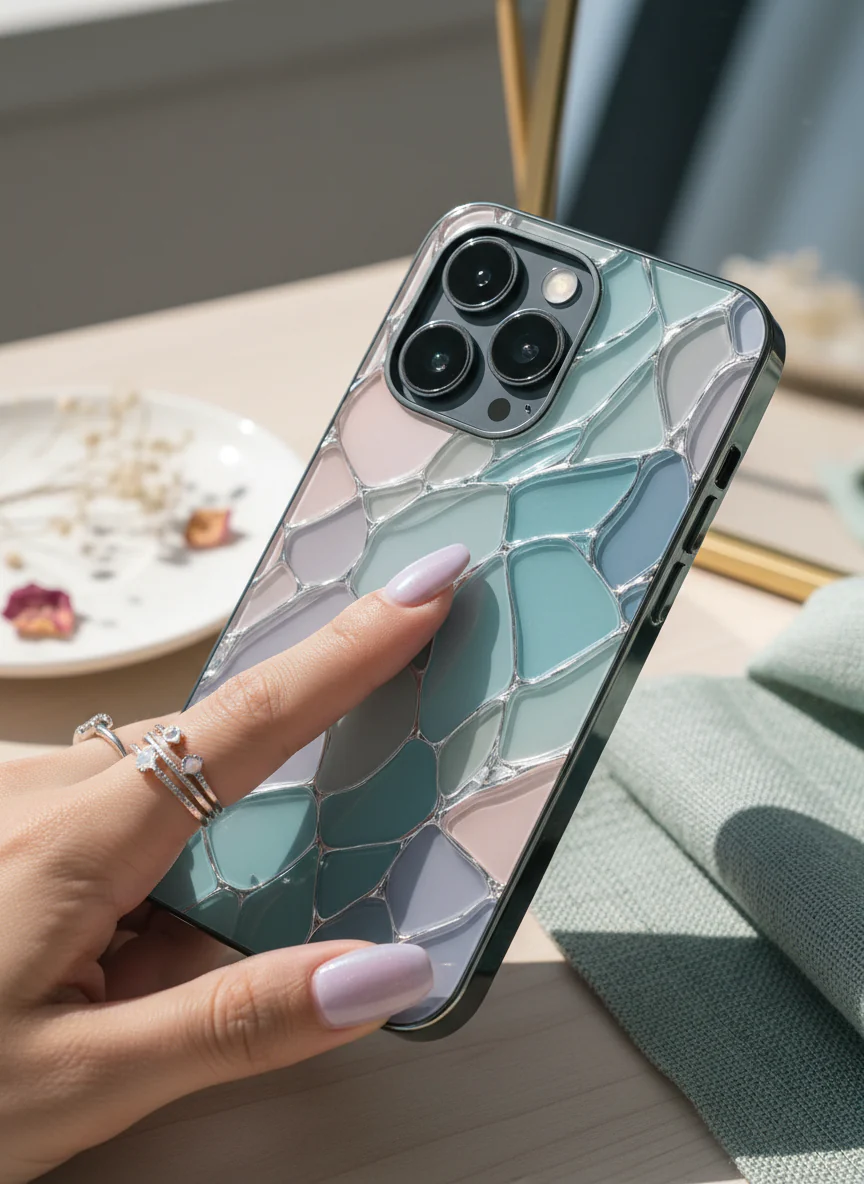 Ocean Glaze Premium Glass Back Cover For iPhone 11-17 Models - Image 5