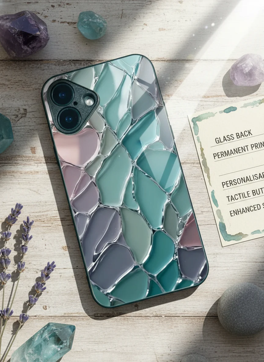 Ocean Glaze Premium Glass Back Cover For iPhone 11-17 Models - Image 6