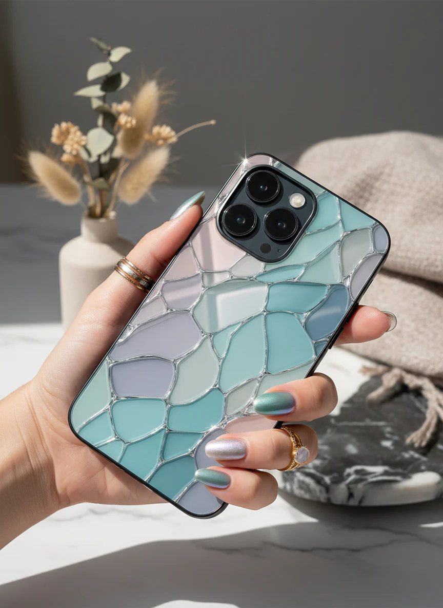 Ocean Glaze Premium Glass Back Cover For iPhone 11-17 Models - Image 8